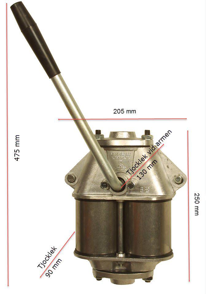Diesel/vattenpump 1 l/slag G1"