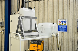 Dunktipp golv/vägg – för 25 L plastdunk