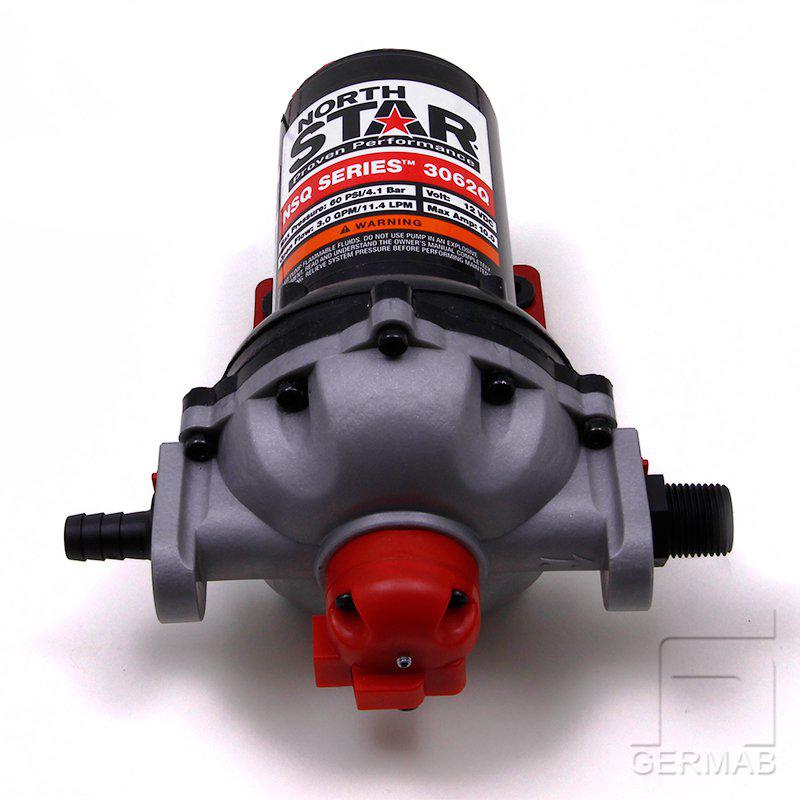 Elektrisk membranpump 12V, 11,4 liter/min