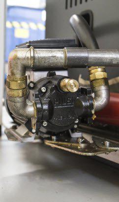 Oljepump av vingtyp, 400V 25 l/min, 6 bar