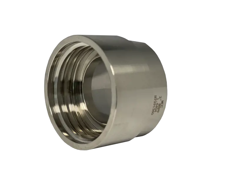 Rostfri IBC-adapter 60x6 med invändig BSP-gänga – syrafast och driftsäker
