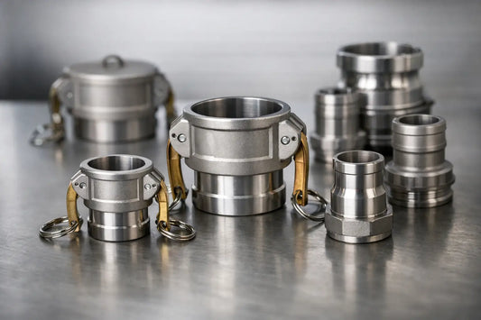 Camlock koppling storlekar som passar