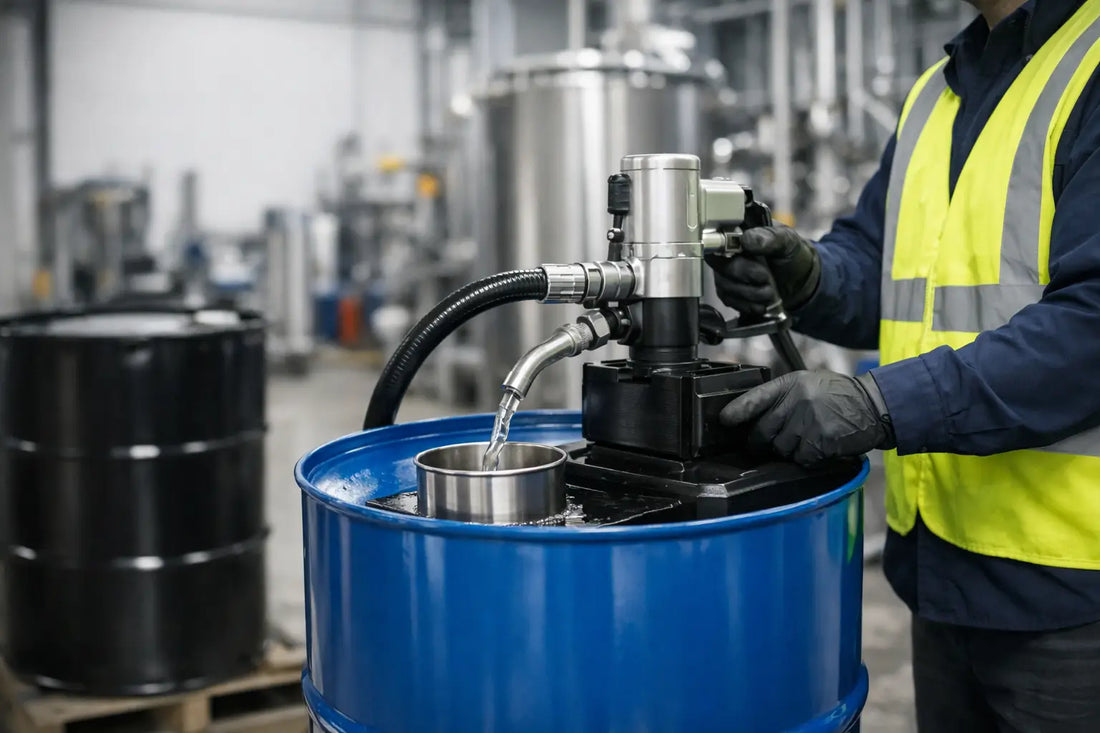 Fallstudie: spillfri fatdispensning i industri
