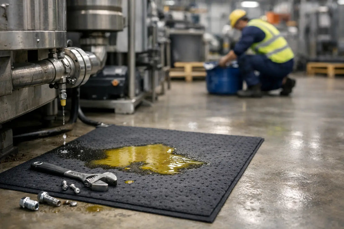 När behövs absorptionsmattor i industri?