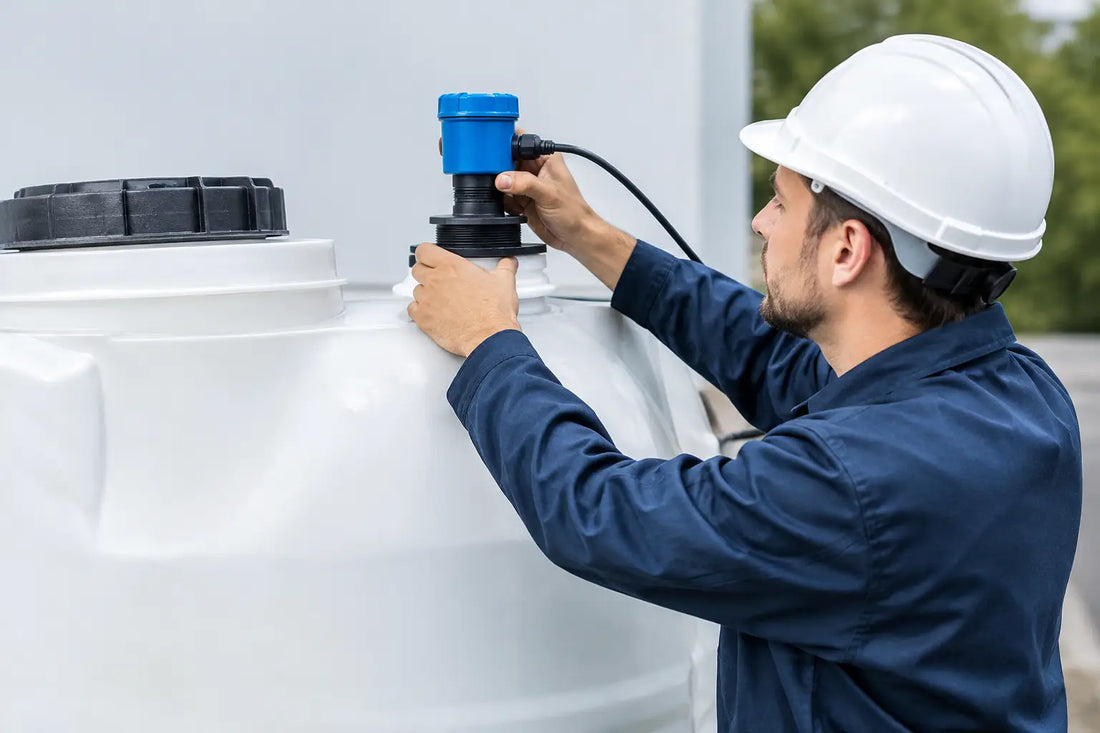 Så installerar du nivåmätare i plasttank