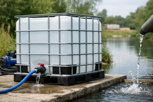 Recension av IBC-tank för vatten i drift