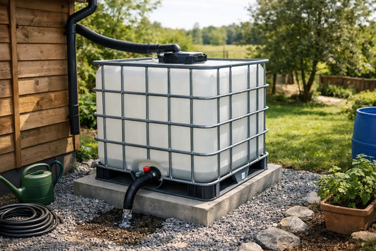 Installera IBC tank utomhus rätt från start