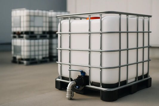 IBC-tankar och tillbehör som fungerar i drift