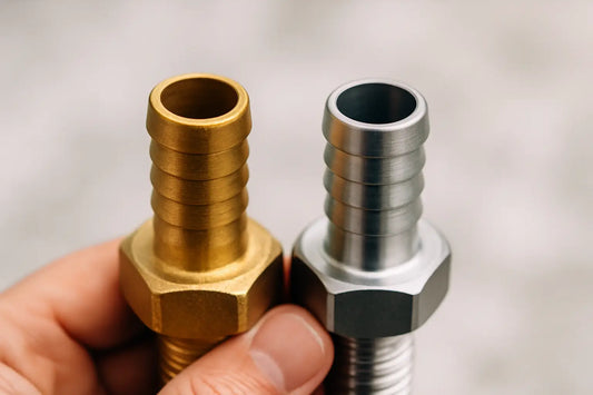 Slangkoppling i mässing eller rostfritt?