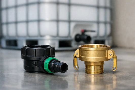 IBC adapter plast eller mässing?