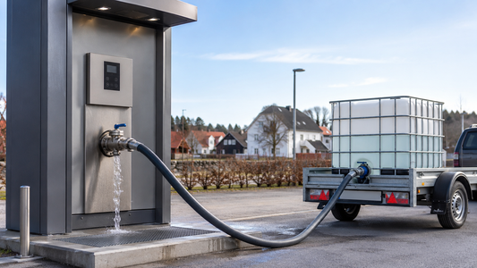 Slangpaket till vattenkiosker och kommunala tappstationer – så väljer du rätt anslutning