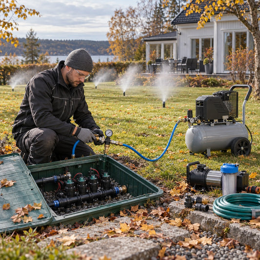 Så vintersäkrar du ett bevattningssystem – steg för steg