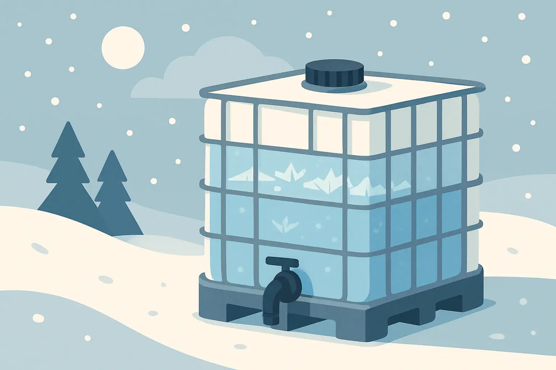 Vatten i IBC-tank på vintern - så undviker du fryskaos