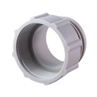 Gängadapter Din 61 hane till 2 tum BSP hona - Grå