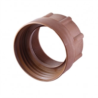 Gängadapter Din 71 till 2 tum BSP hona - Brun