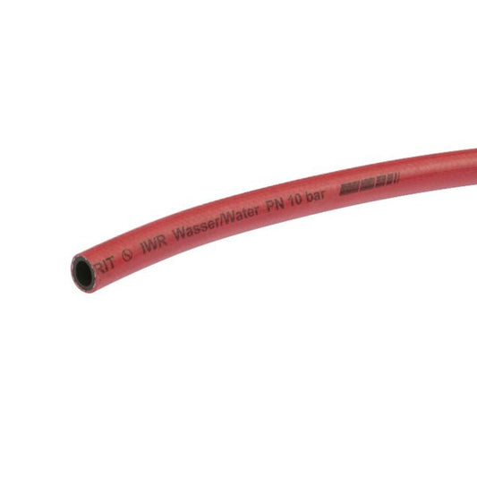 Industrivattenslang Gummi Röd 10 bar – 50 meter