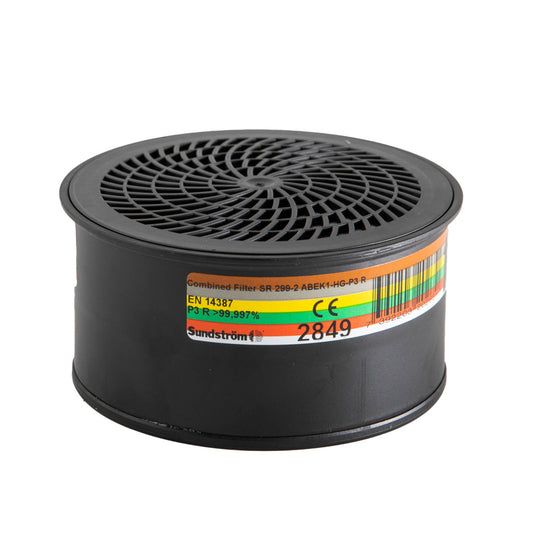 Sundström Kombifilter SR 299-2 ABEK1 Hg P3 R