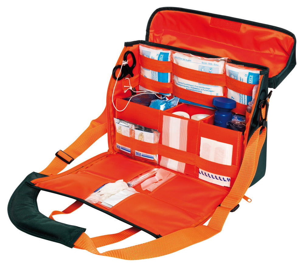 ABC Medical Första Hjälpen kit – komplett akutväska med ögonskölj & förband