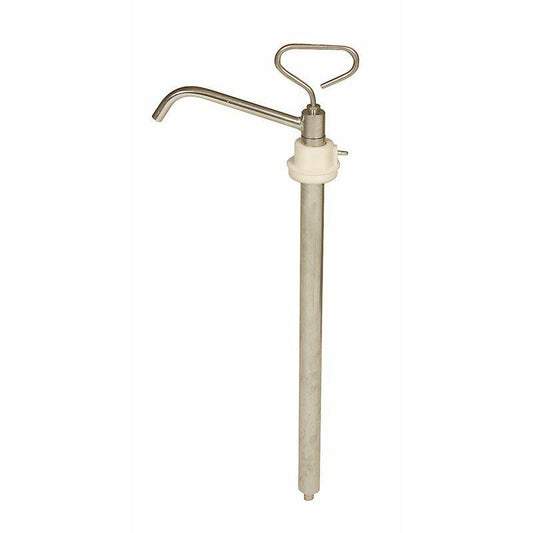 Lyftstångspump i syrafast stål för dunk och fat