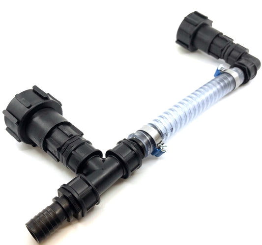 Anslutnings-set för 2 st IBC-tankar - 2 tum