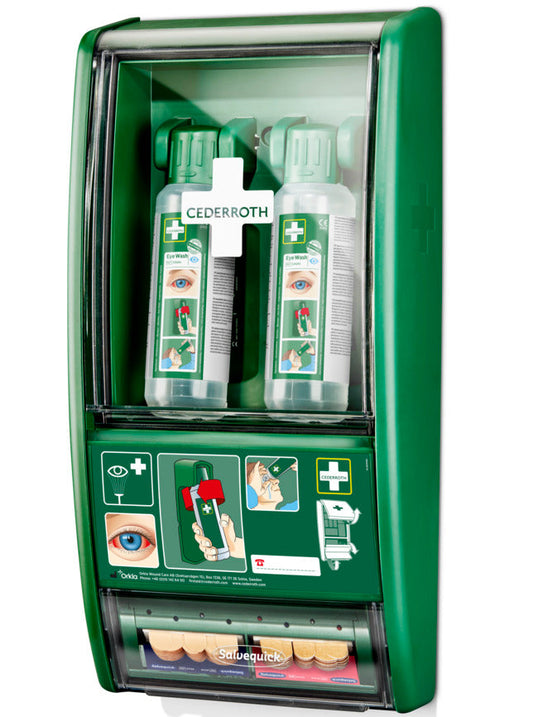 Cederroth Ögonduschstation med plåsterautomat