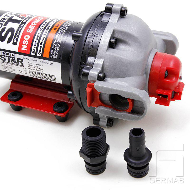 Elektrisk membranpump 12V, 11,4 liter/min