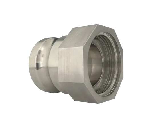 Rostfri IBC adapter 60x6 | Kamlock hane