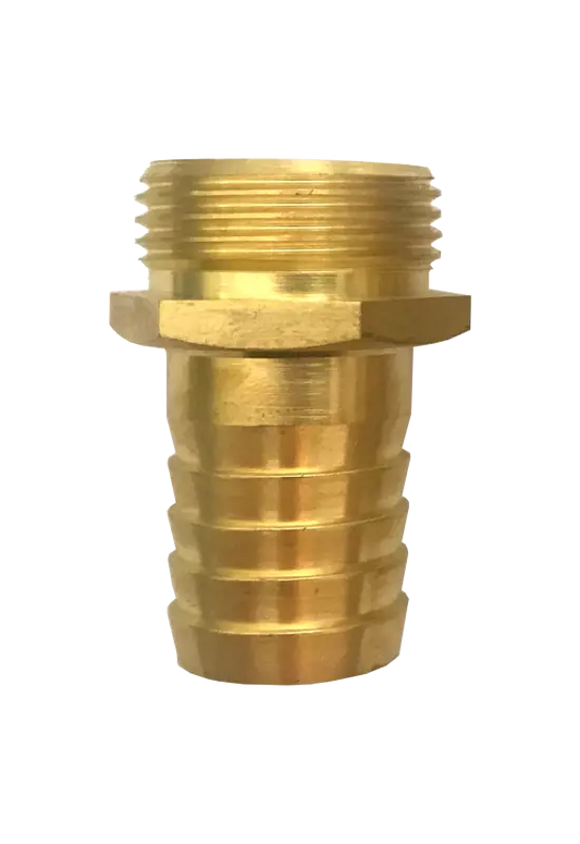Slangnippel mässing – utvändig gänga