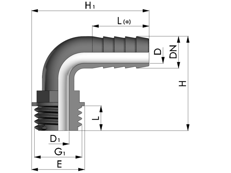 Bucchi 0400131 – ritning (B)