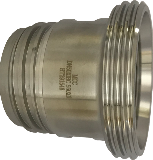 Rostfri IBC adapter DIN 11851 | 60x6 till DN50